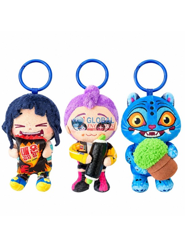 K-POP DEMON HUNTERS PELUCHE CLIP ON 10cm DELUXE modello ass.