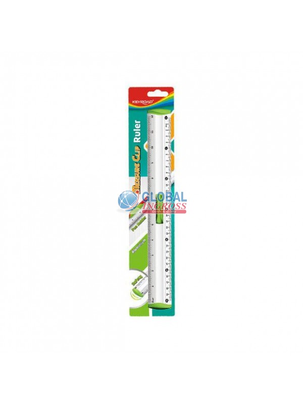 RIGA 30cm ALLUMINIO C/CLIP