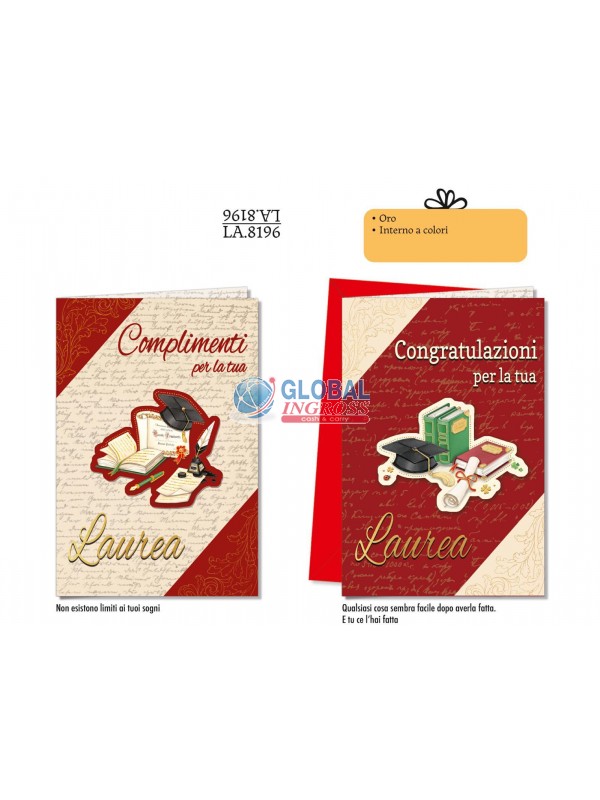 BIGLIETTO LAUREA CLASSICO