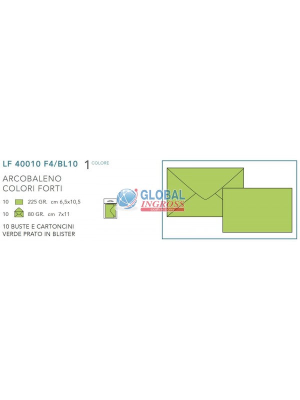 OPALINA 10pz VERDE MELAf.to 4 - BLISTER -