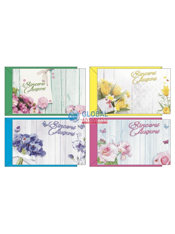 OPALINA SINCERI AUGURI f.to 4 7x11