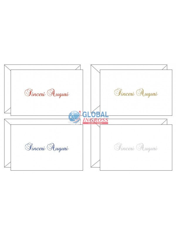 OPALINA SINCERI AUGURI F.TO 9