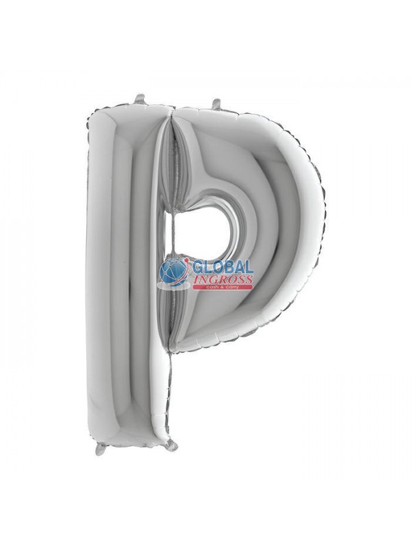 LETTERA MAXI ARGENTO P.