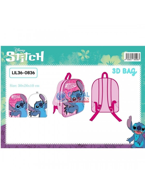 ZAINO STITCH GIRL ASILO3D