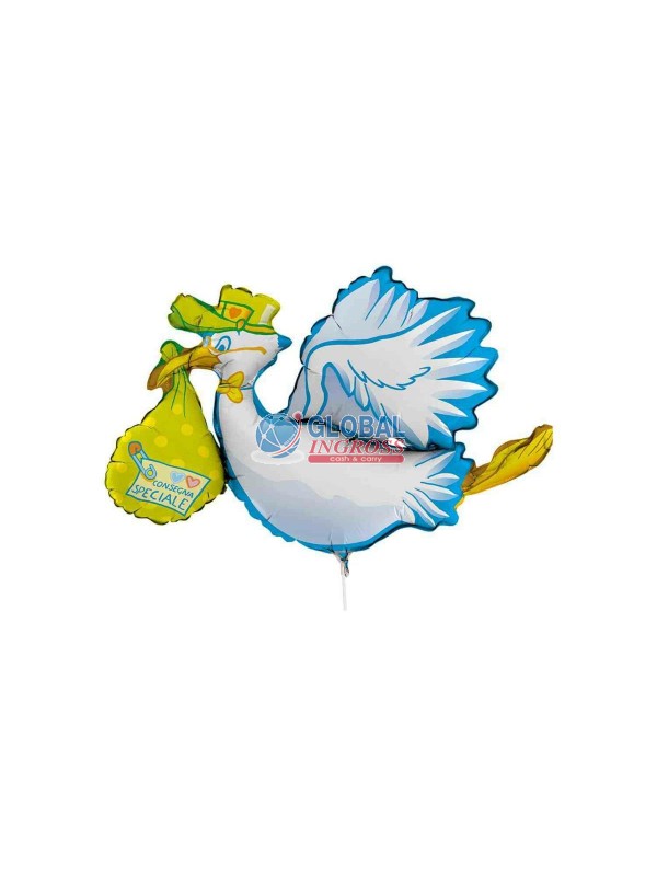 MYLAR CICOGNA CELESTE 1mt