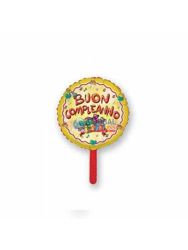 MYLAR 9' BUON COMPLEANNO 25cm
