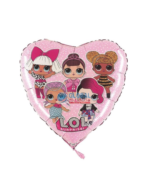 MYLAR LOL SURPRISE ROSA45cm