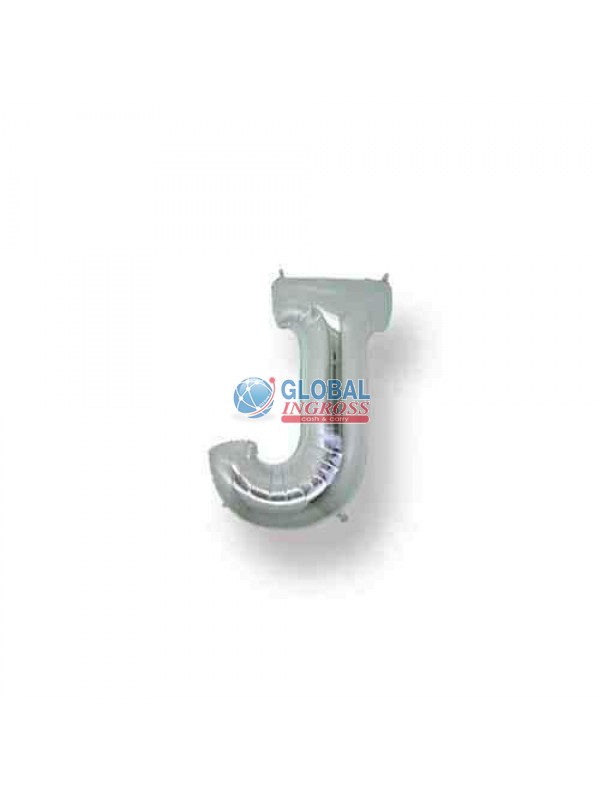 LETTERA SMALL ARGENTO J17cm