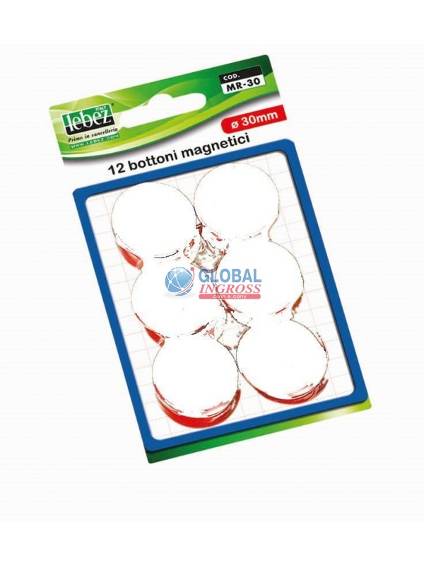 MAGNETI 30mm BIANCO 12pz