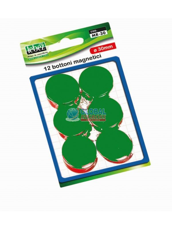 MAGNETI 30mm VERDE 12pz