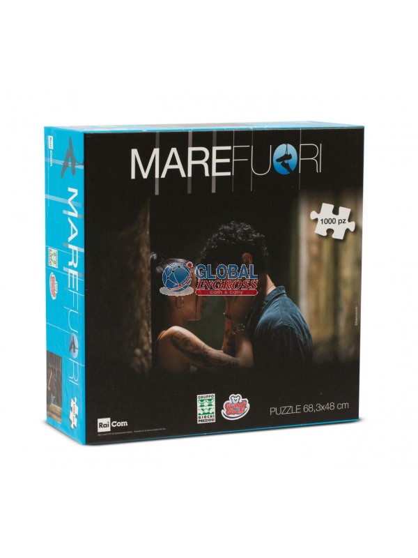 PUZZLE MARE FUORI 1000pz ROSA E CARMINE