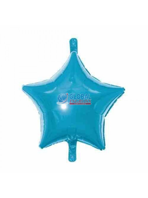 MYLAR STELLA 45cm CELESTE 18'