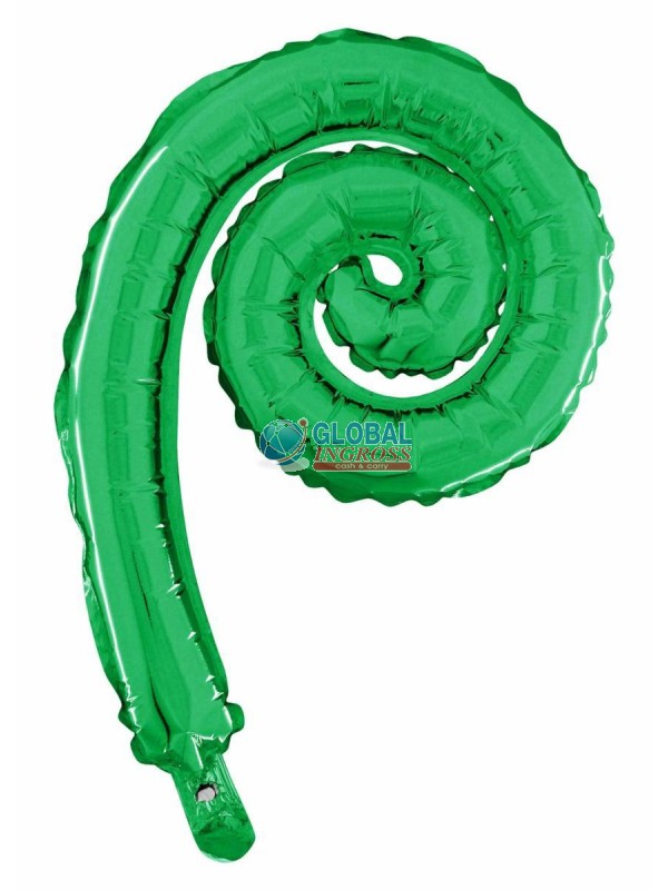 MYLAR SPIRALINA VERDE 26x36