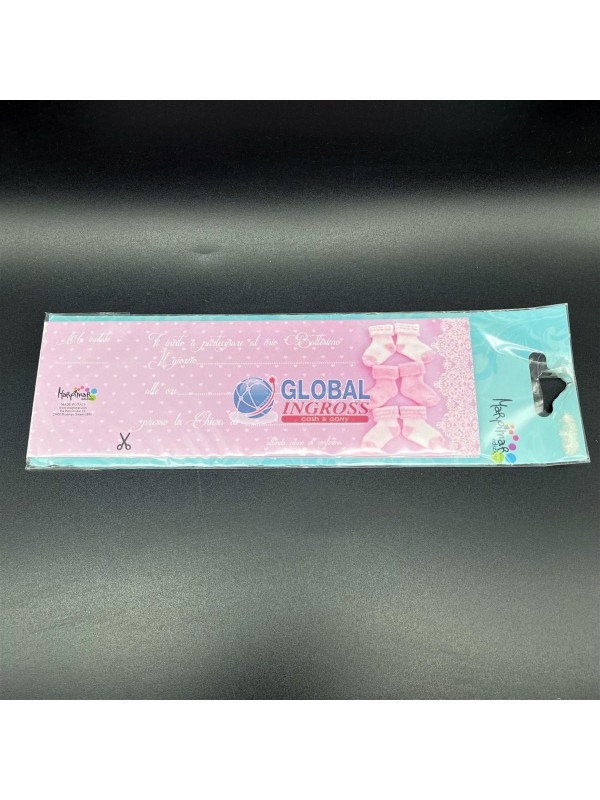 INVITI BATTESIMO ROSA 20ff