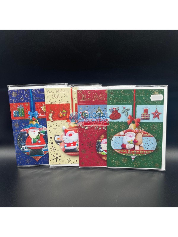 BIGLIETTO NATALE C/BABBO