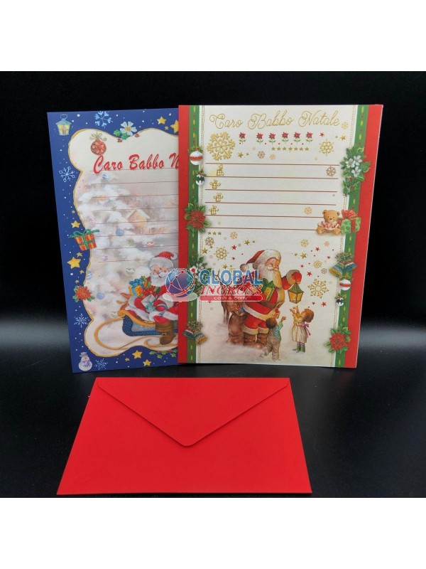 LETTERINA NATALE C/BABBO