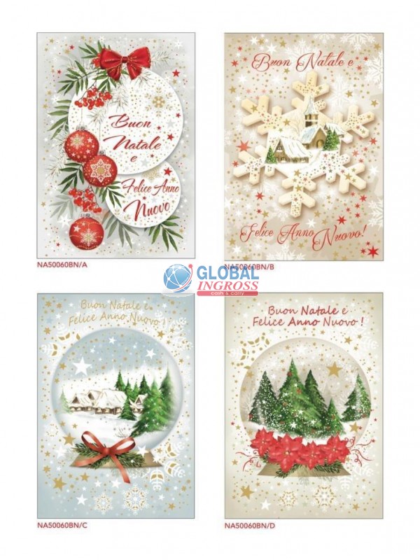 BIGLIETTO NATALE AUGURIASS.