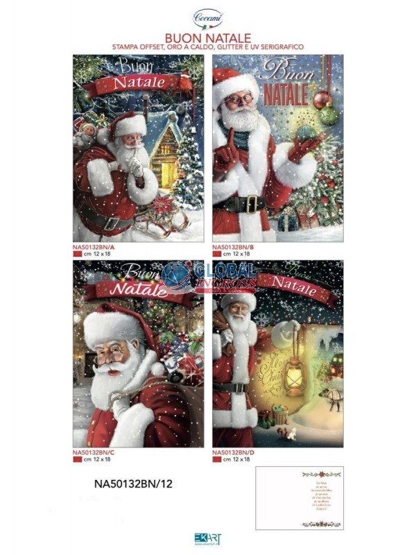 BIGLIETTO NATALE C/BABBO