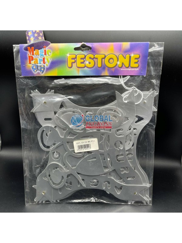 FESTONE BRINDISI ARGENTO MT2,5