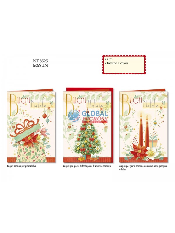 BIGLIETTO NATALE CLASSICO