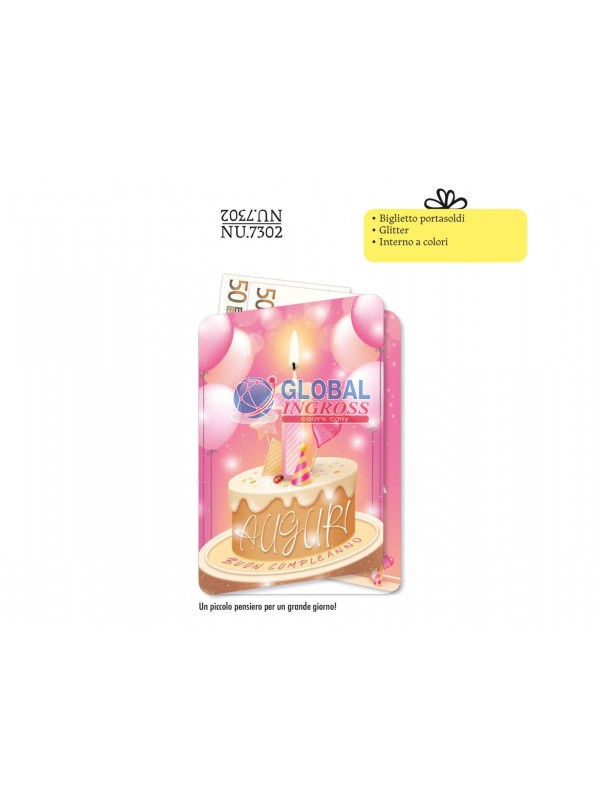 BIGLIETTO 1 ANNO P/S ROSA TORTA