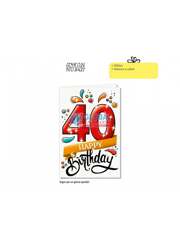 BIGLIETTO 40 ANNI