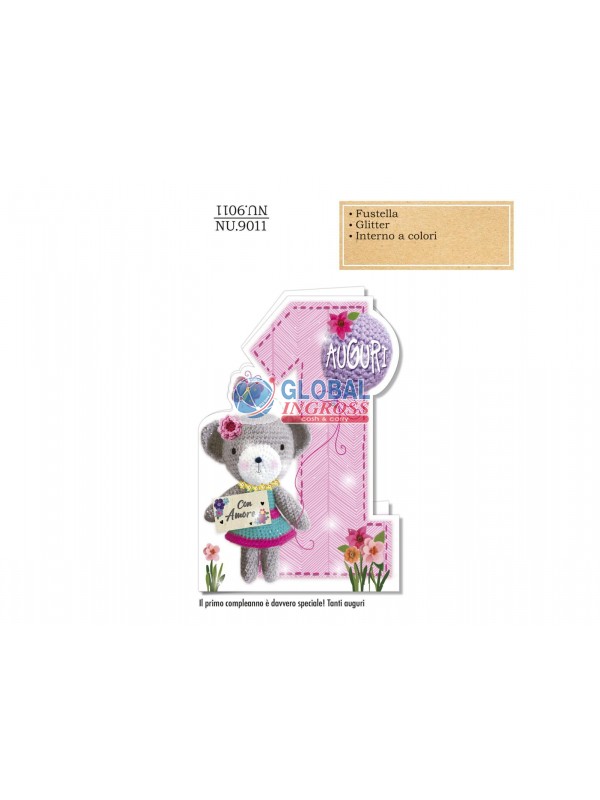 BIGLIETTO 1 ANNO BIMBA NUMERO