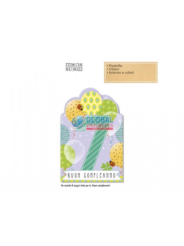 BIGLIETTO 7 ANNI NUMERO