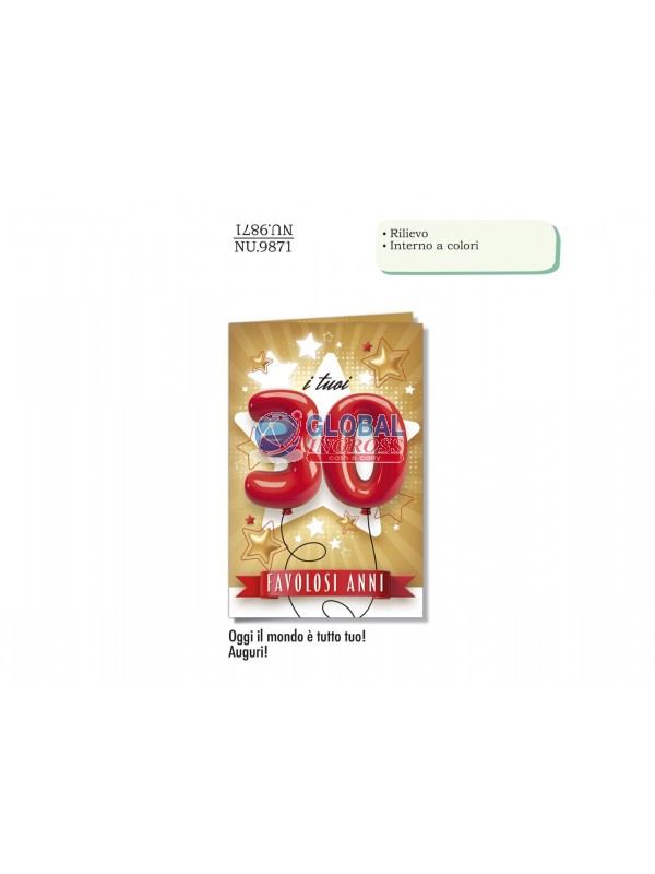 BIGLIETTO 30 ANNI