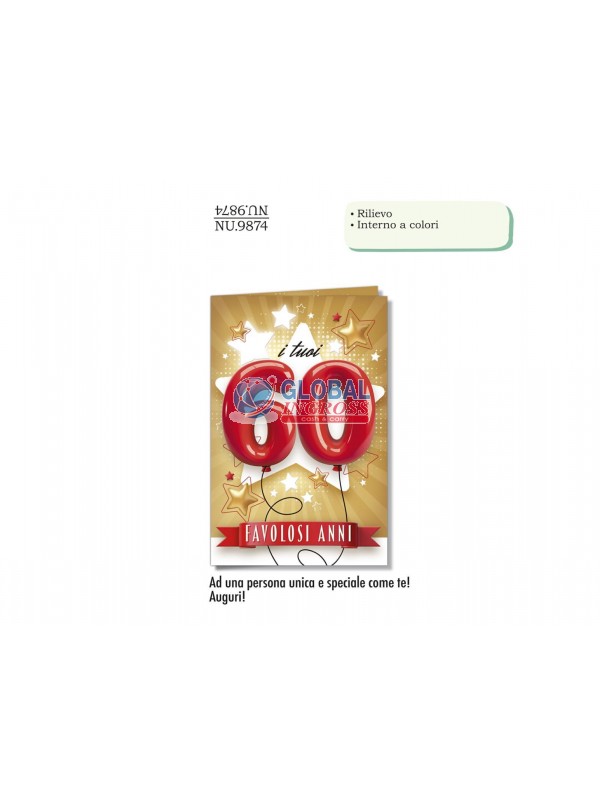 BIGLIETTO 60 ANNI