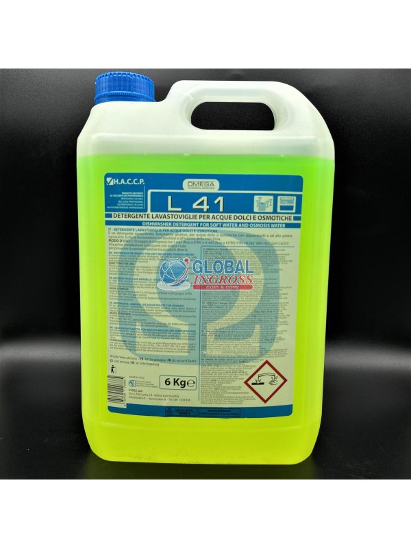 LAVASTOVIGLIE - DETERGENTE 6Kg ACQUE DOLCI E OSMOTICHE