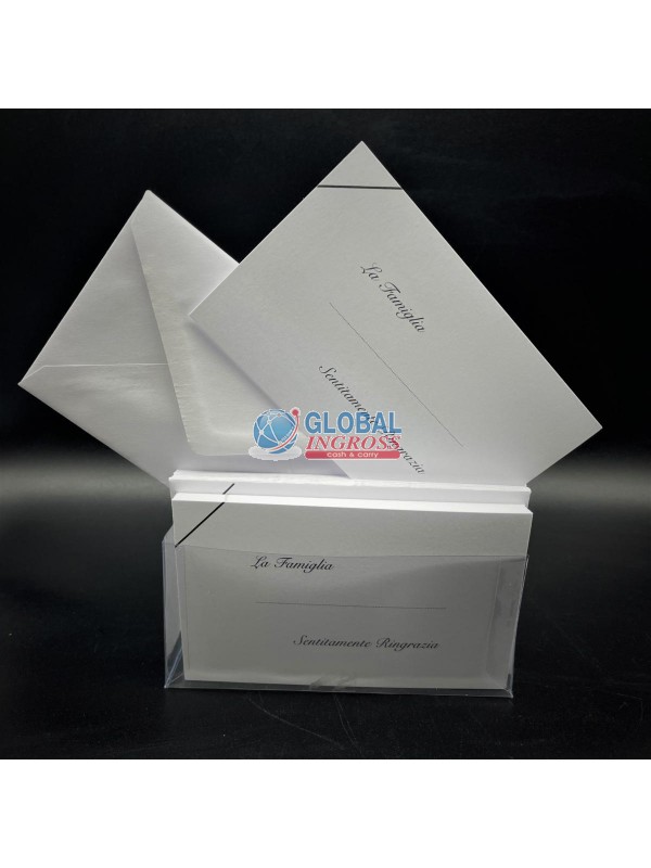 OPALINA LUTTO RINGRAZIAMENTO 9x14