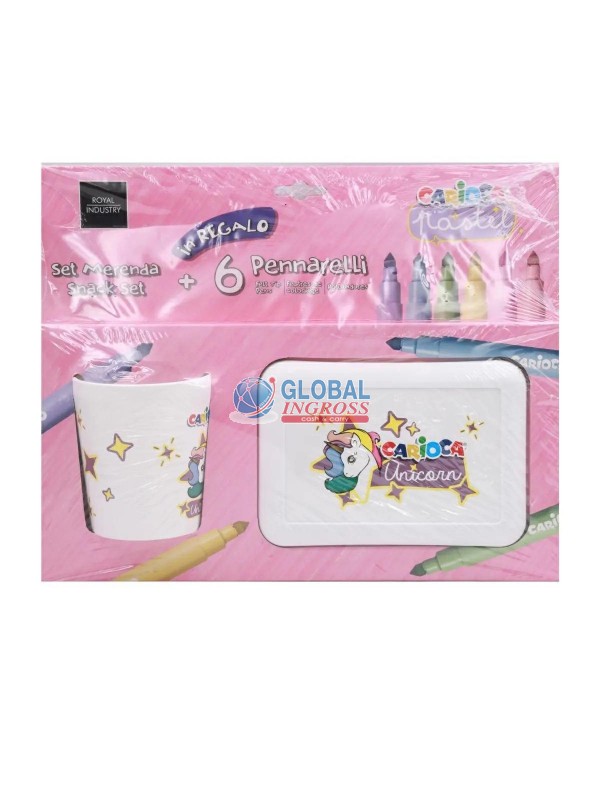 SET CARIOCA MUG + P/MERENDA +6 PASTEL