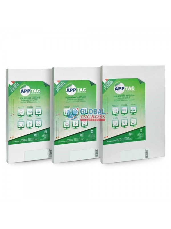 ETICHETTE A4 BIANCO OPACO 1xFG POLIESTERE