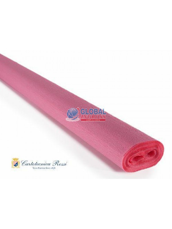 CARTA CRESPA 40gr ROSA.50x250