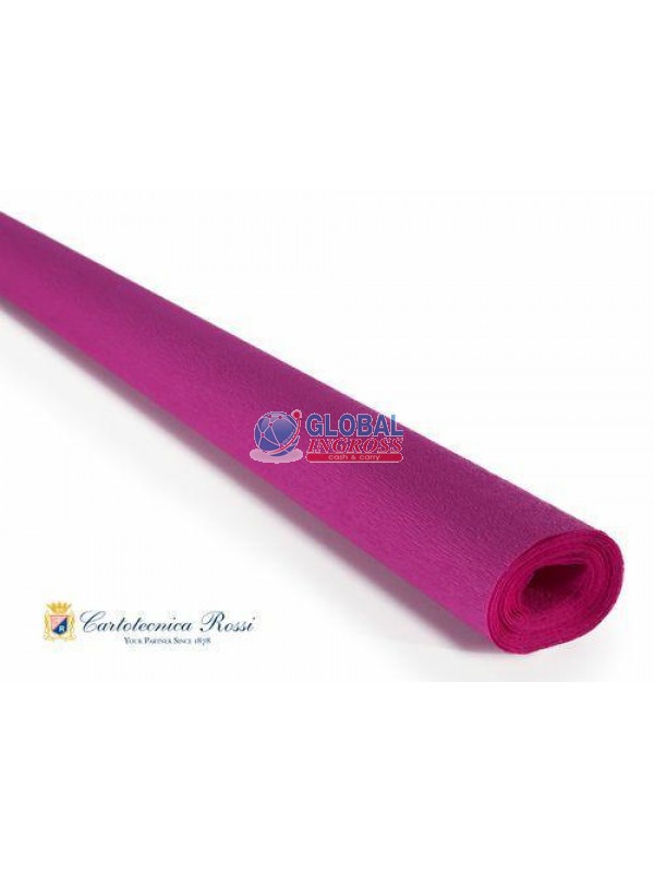 CARTA CRESPA 40gr CICLAMINO 50x250