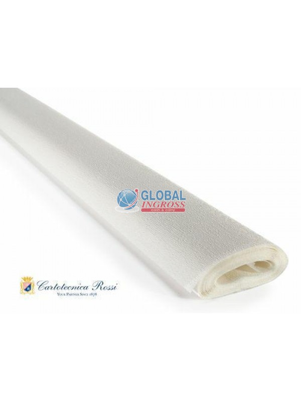 CARTA CRESPA 40gr BIANCA 50x250.