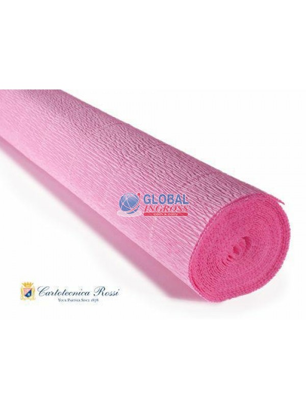CARTA CRESPA 180gr ROSA50x250