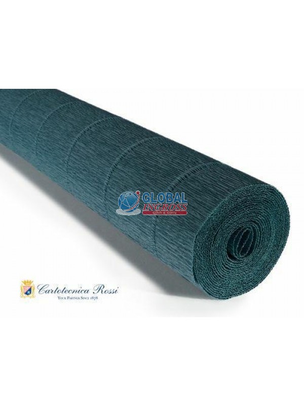 CARTA CRESPA 180gr BLU.DENIM 50x250