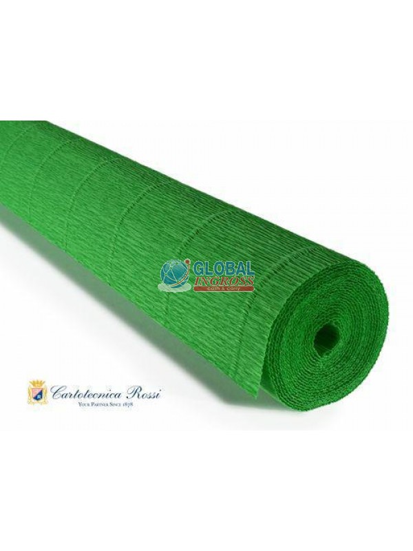 CARTA CRESPA 180gr VERDE 50x250