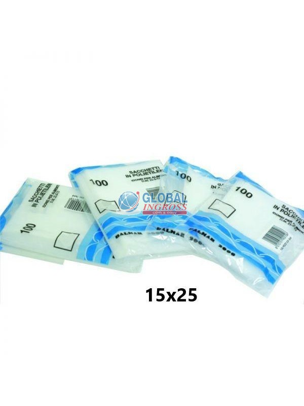 BUSTE POLIETILENE 15x25100pz