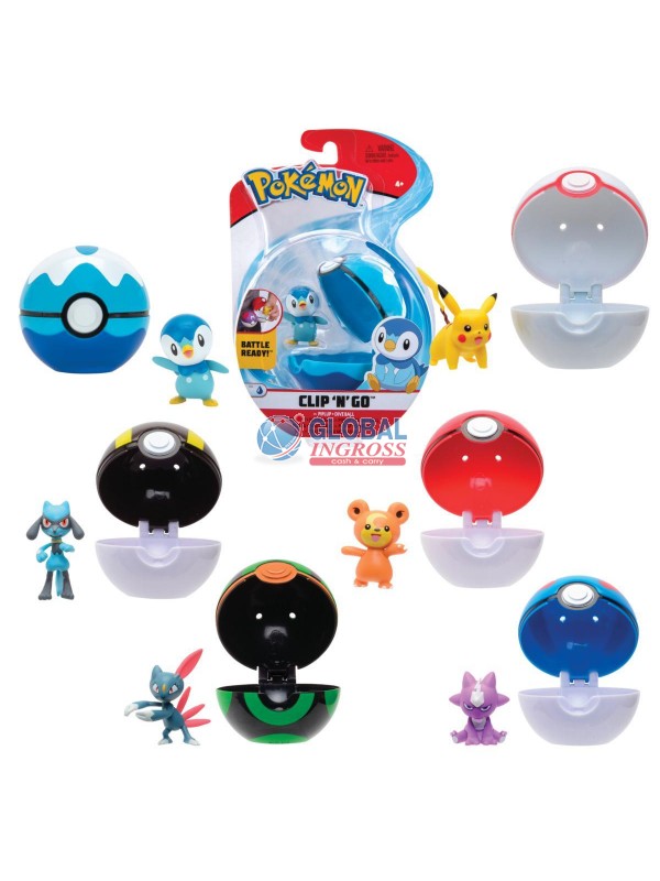 POKEMON CLIP 'N GO + PERSONAGGIO