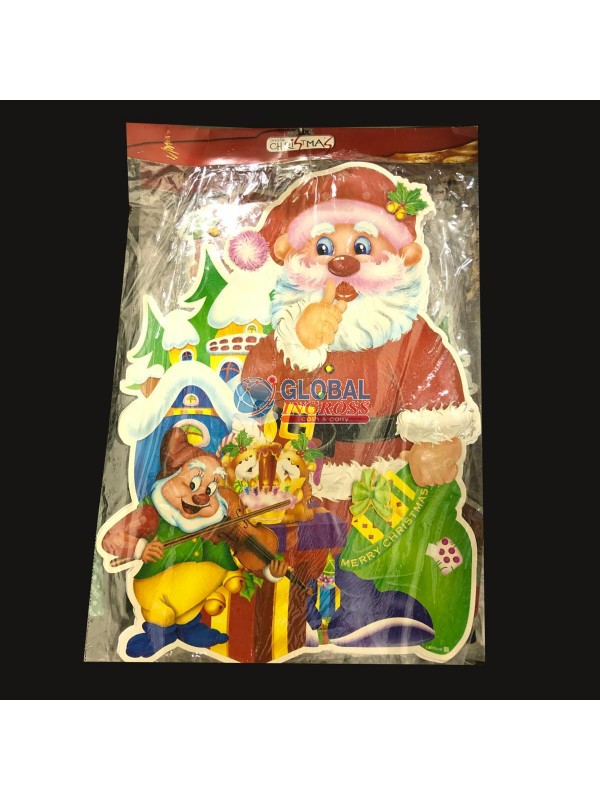 CARTONCINO BABBO NATALE2PZ.