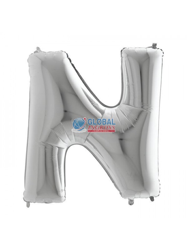 LETTERA MAXI ARGENTO N