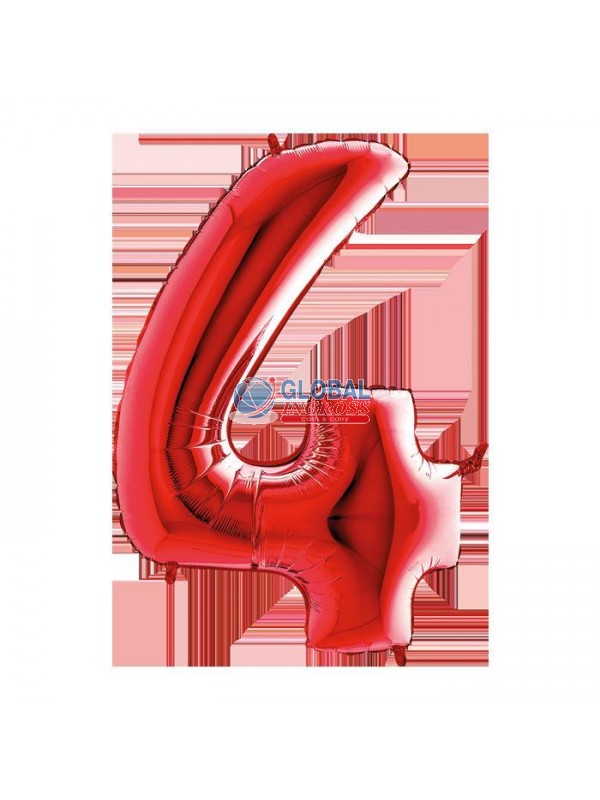MYLAR NUMERO ROSSO 4