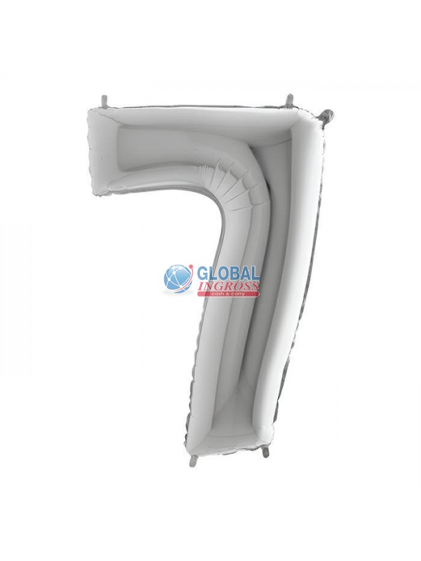 MYLAR NUMERO ARGENTO 7
