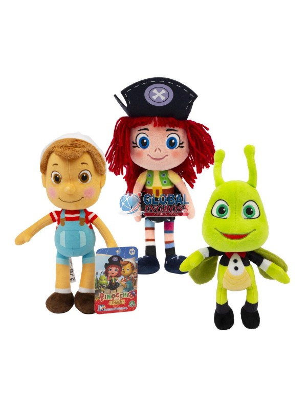 PELUCHE PINOCCHIO 25cm ASS.
