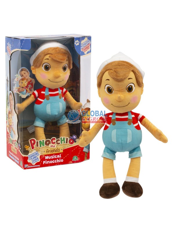 PINOCCHIO 36cm PELUCHE MUSICALE