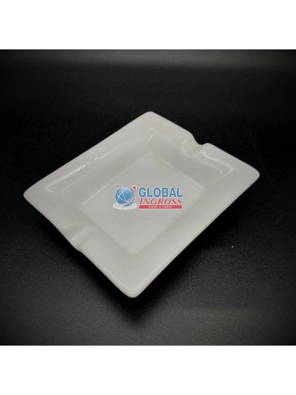 POSACENERE BIANCO CERAMICA