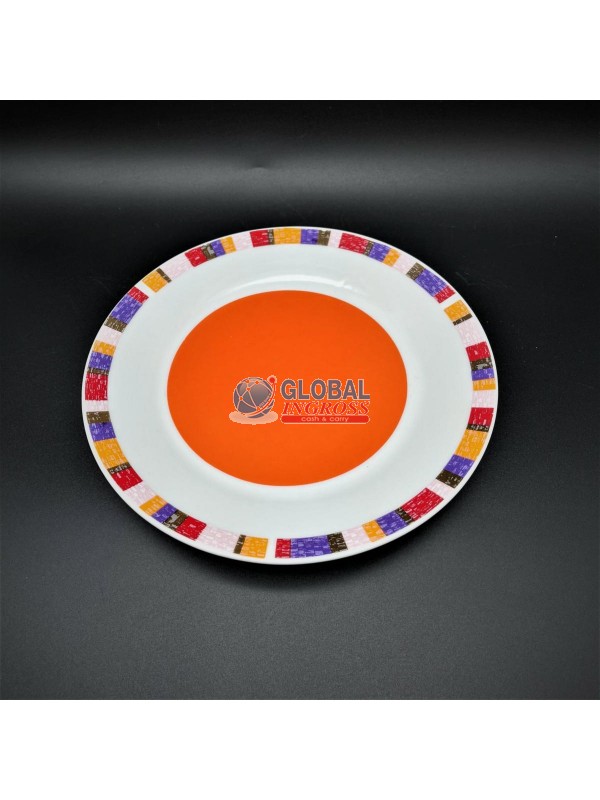 PIATTI FRUTTA ARANCIO 4pz